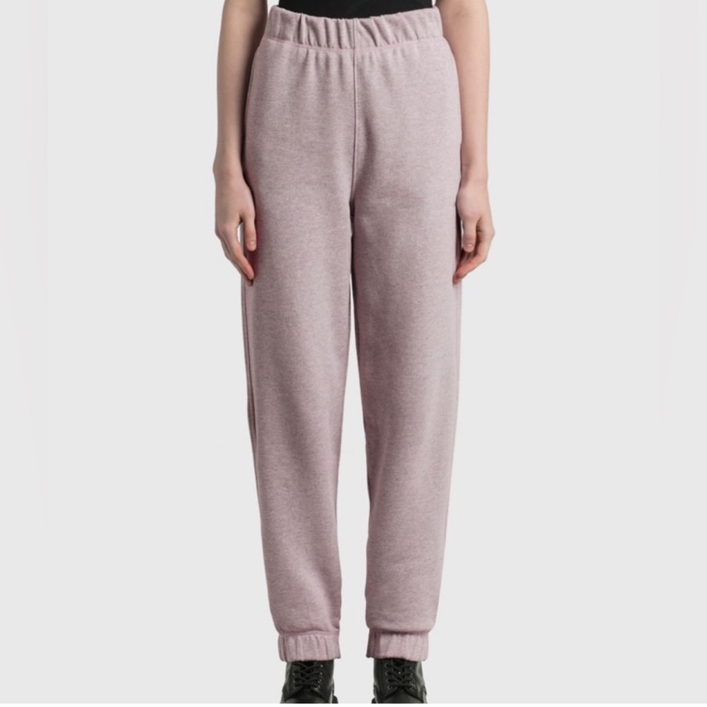 Ganni Sweatpant Joggers In Purple Gray - Size Medium